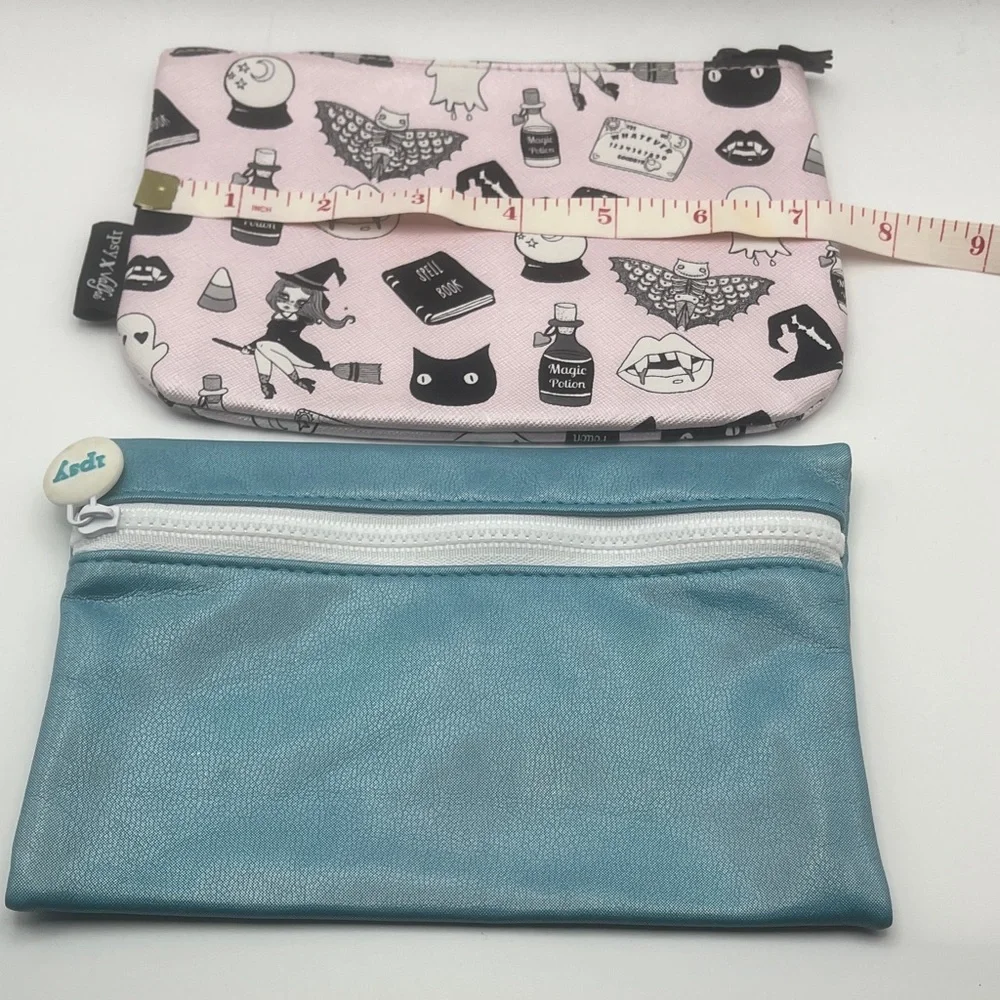 2 Ipsy Zip Cosmetic Pouches